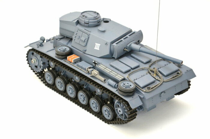 RC Panzer Kampfwagen III 1:16 Heng Long -Rauch&Sound - mit Stahlgetriebe und 2,4Ghz Fernsteuerung - V7.0 - Image 10