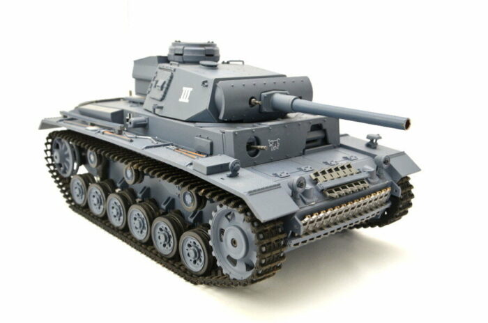 RC Panzer Kampfwagen III 1:16 Heng Long -Rauch&Sound - mit Stahlgetriebe und 2,4Ghz Fernsteuerung - V7.0 - Image 11