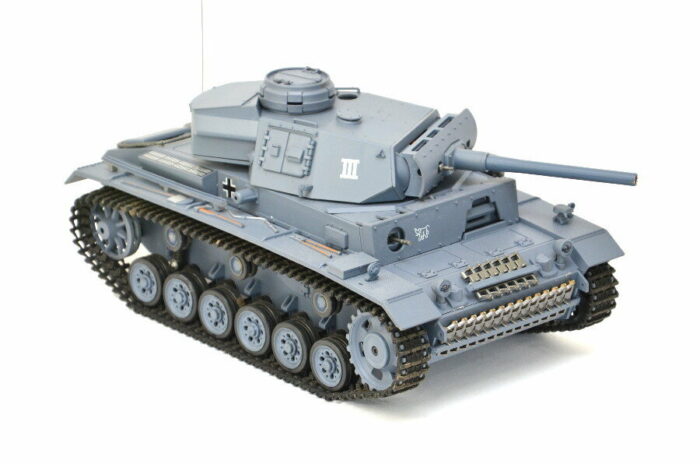 RC Panzer Kampfwagen III 1:16 Heng Long -Rauch&Sound - mit Stahlgetriebe und 2,4Ghz Fernsteuerung - V7.0 - Image 3