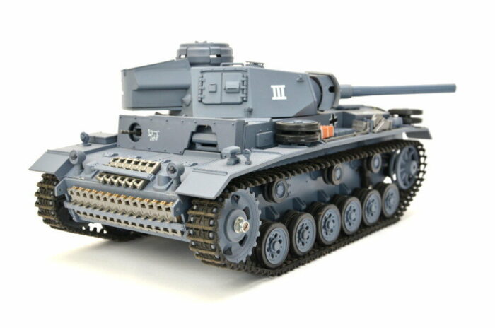 RC Panzer Kampfwagen III 1:16 Heng Long -Rauch&Sound - mit Stahlgetriebe und 2,4Ghz Fernsteuerung - V7.0 - Image 9