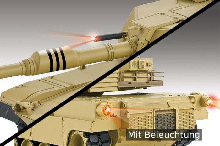 RC Panzer M1A2 Abrams 1:16 Heng Long -Rauch&Sound +Stahlgetriebe und 2,4Ghz -V 7.0 - Image 6