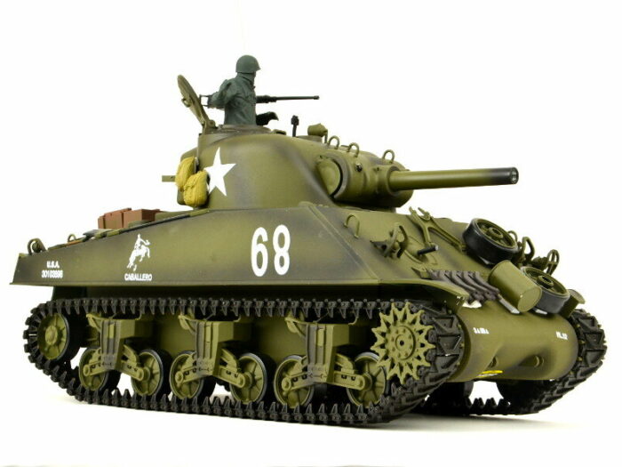 RC Panzer US M4A3 Sherman Heng Long 1:16 mit Rauch&Sound+2