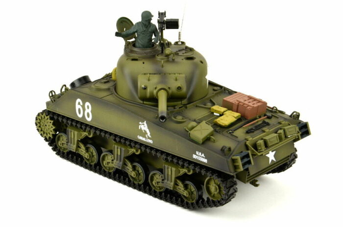 RC Panzer US M4A3 Sherman Heng Long 1:16 mit Rauch&Sound+2,4Ghz + V7.0 - Pro Modell - Image 3