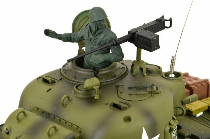 RC Panzer US M4A3 Sherman Heng Long 1:16 mit Rauch&Sound+2,4Ghz + V7.0 - Pro Modell - Image 4