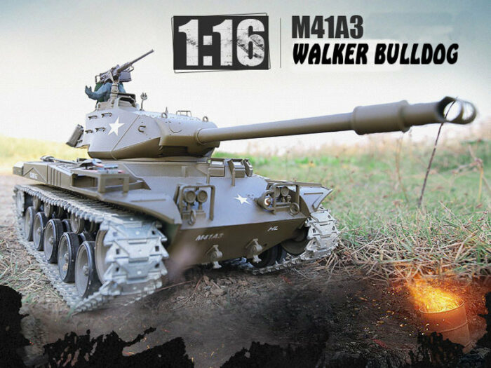 RC Panzer M41 A3 WALKER BULLDOG Heng Long 1:16 mit R&S