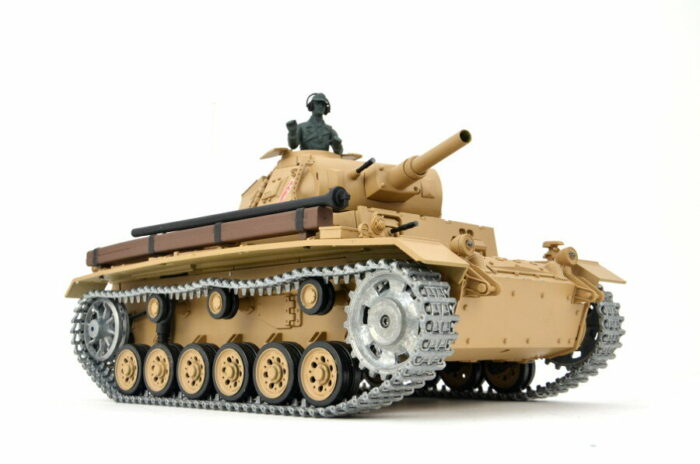 RC Panzer Tauchpanzer III 1:16 Heng Long -Rauch&Sound und 2