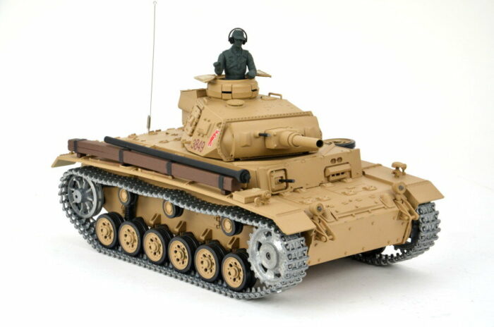 RC Panzer Tauchpanzer III 1:16 Heng Long -Rauch&Sound und 2,4Ghz + Metallkette und Metallgetriebe + PRO - Image 11