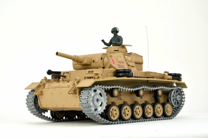 RC Panzer Tauchpanzer III 1:16 Heng Long -Rauch&Sound und 2,4Ghz + Metallkette und Metallgetriebe + PRO - Image 13