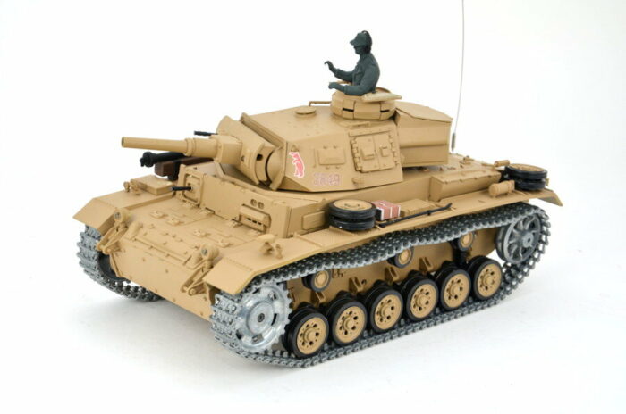 RC Panzer Tauchpanzer III 1:16 Heng Long -Rauch&Sound und 2,4Ghz + Metallkette und Metallgetriebe + PRO - Image 14