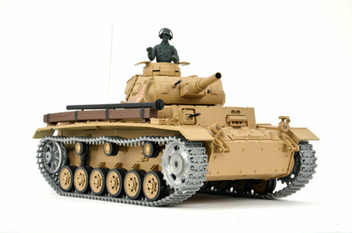 RC Panzer Tauchpanzer III 1:16 Heng Long -Rauch&Sound und 2,4Ghz + Metallkette und Metallgetriebe + PRO - Image 15