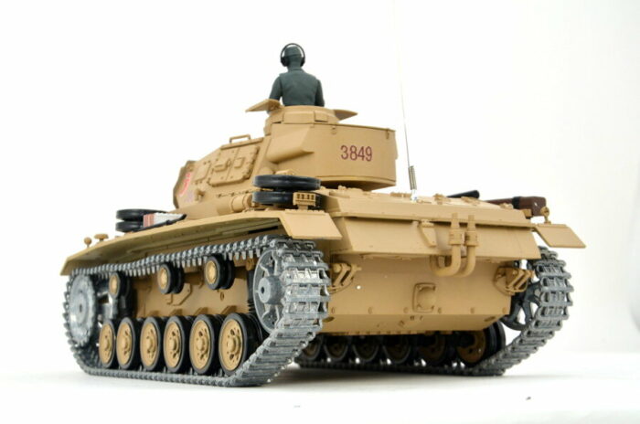 RC Panzer Tauchpanzer III 1:16 Heng Long -Rauch&Sound und 2,4Ghz + Metallkette und Metallgetriebe + PRO - Image 3