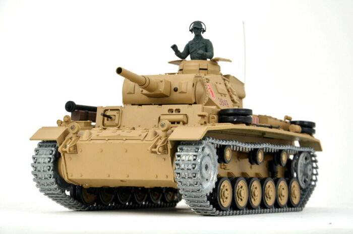 RC Panzer Tauchpanzer III 1:16 Heng Long -Rauch&Sound und 2,4Ghz + Metallkette und Metallgetriebe + PRO - Image 6