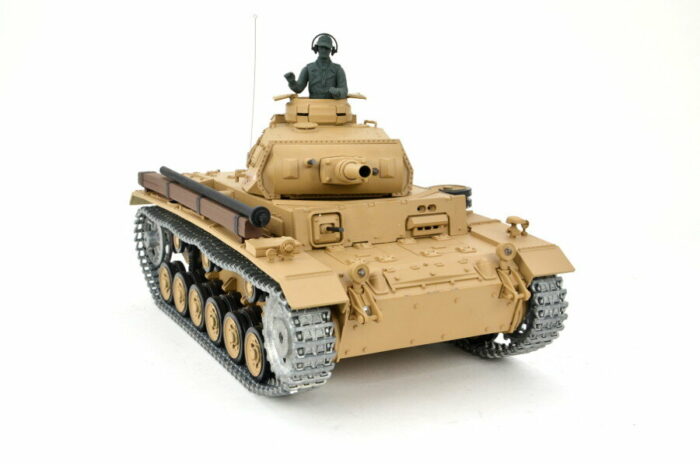 RC Panzer Tauchpanzer III 1:16 Heng Long -Rauch&Sound und 2,4Ghz + Metallkette und Metallgetriebe + PRO - Image 8