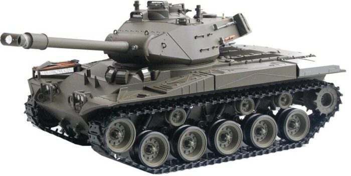 RC Panzer M41 A3 WALKER BULLDOG Heng Long -Rauch&Sound+Stahlgetriebe und 2