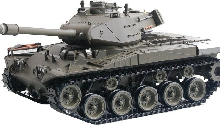 RC Panzer M41 A3 WALKER BULLDOG Heng Long -Rauch&Sound+Stahlgetriebe und 2