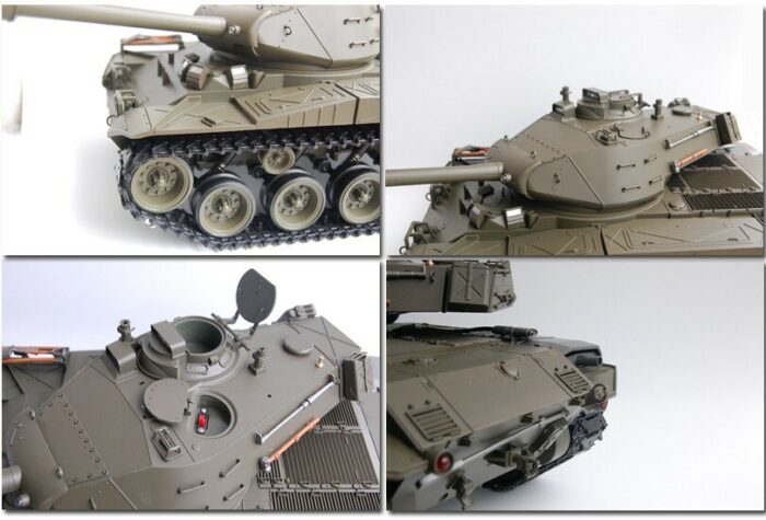 RC Panzer M41 A3 WALKER BULLDOG Heng Long -Rauch&Sound+Stahlgetriebe und 2,4Ghz -V 7.0 - Image 5