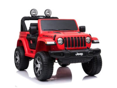 Kinderfahrzeug - Elektro Auto "Jeep Wrangler Rubicon" - lizenziert - 12V10AH Akku + 4 Motoren + 2