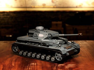 RC Panzer "Kampfwagen IV Ausf.F-2" Heng Long 1:16 Grau mit Rauch&Sound