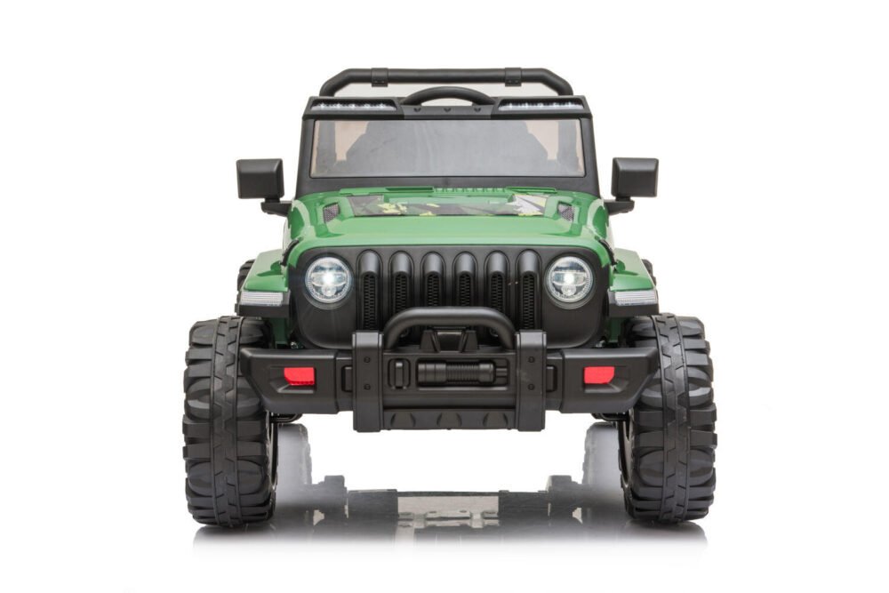 Kinderfahrzeug - Elektro Auto Offroad mit 12V10A Akku und 2x35W Motoren "Camouflage" 2,4Ghz+Ledersit... – Bild 3