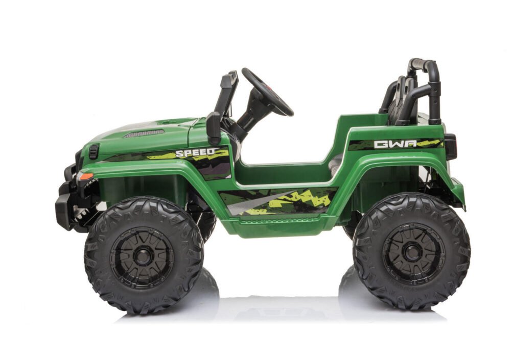 Kinderfahrzeug - Elektro Auto Offroad mit 12V10A Akku und 2x35W Motoren "Camouflage" 2,4Ghz+Ledersit... – Bild 4