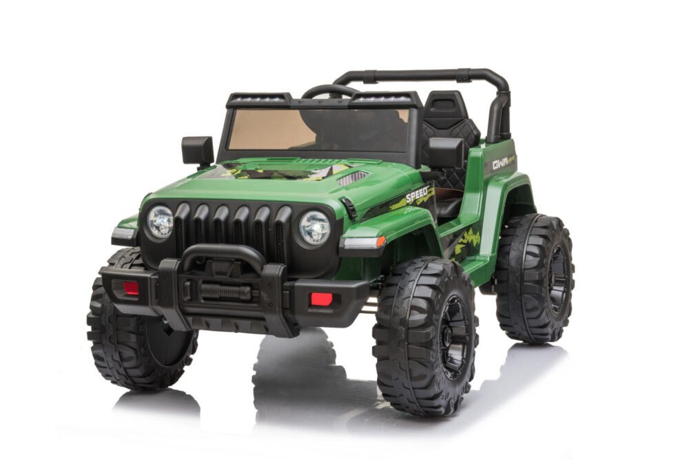 Kinderfahrzeug - Elektro Auto Offroad mit 12V10A Akku und 2x35W Motoren "Camouflage" 2,4Ghz+Ledersit... – Bild 6