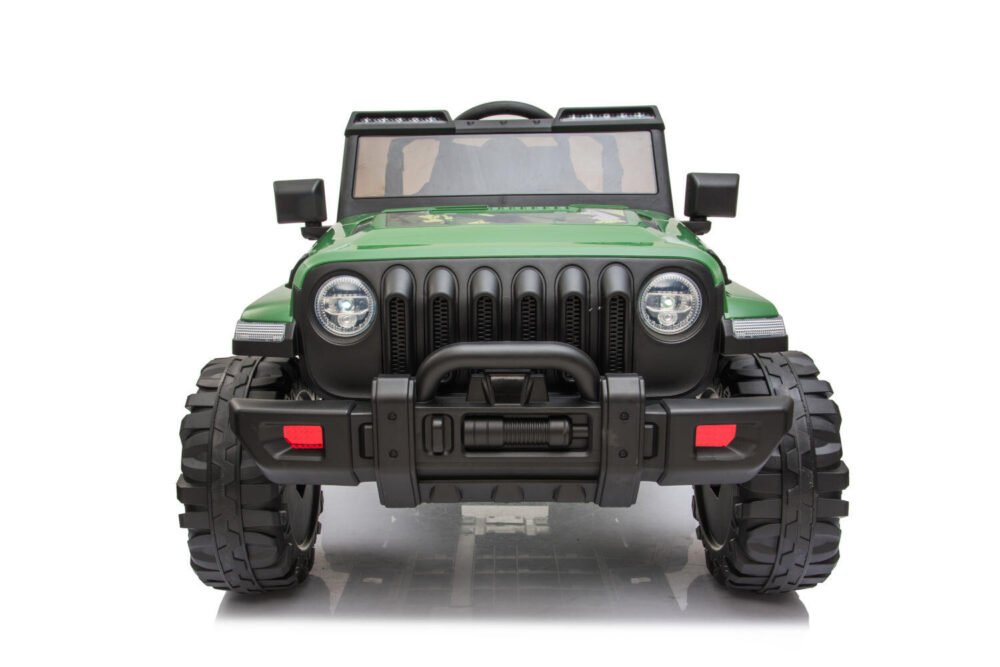 Kinderfahrzeug - Elektro Auto Offroad mit 12V10A Akku und 2x35W Motoren "Camouflage" 2,4Ghz+Ledersit... – Bild 7