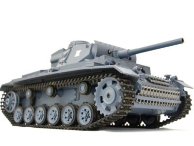 RC Panzer "Kampfwagen III" 1:16 Heng Long -Rauch&Sound - mit Stahlgetriebe und 2