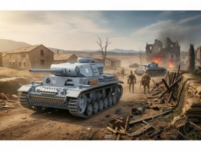 RC Panzer "Kampfwagen III" 1:16 Heng Long -Rauch&Sound - mit Stahlgetriebe und 2