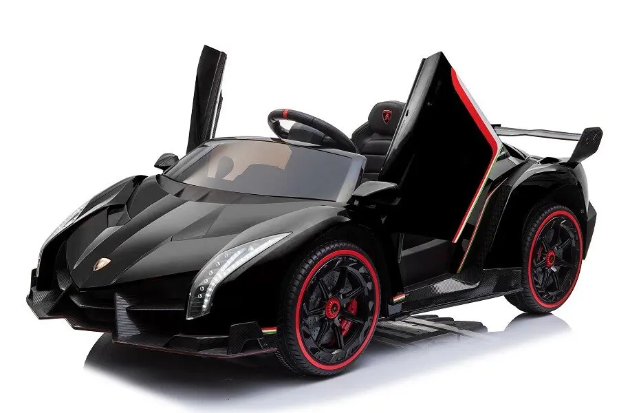kinderfahrzeug – elektro auto „lamborghini veneno schwarz