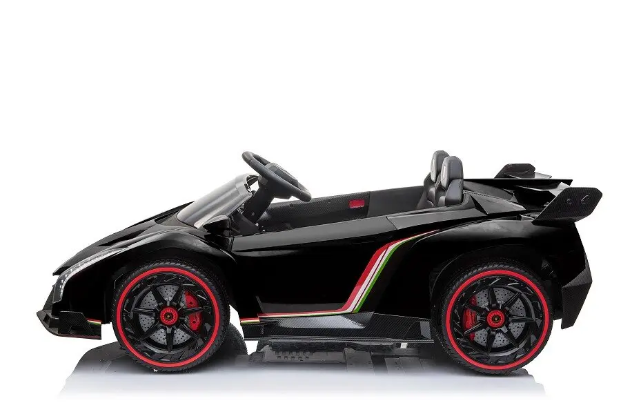 kinderfahrzeug – elektro auto „lamborghini veneno schwarz